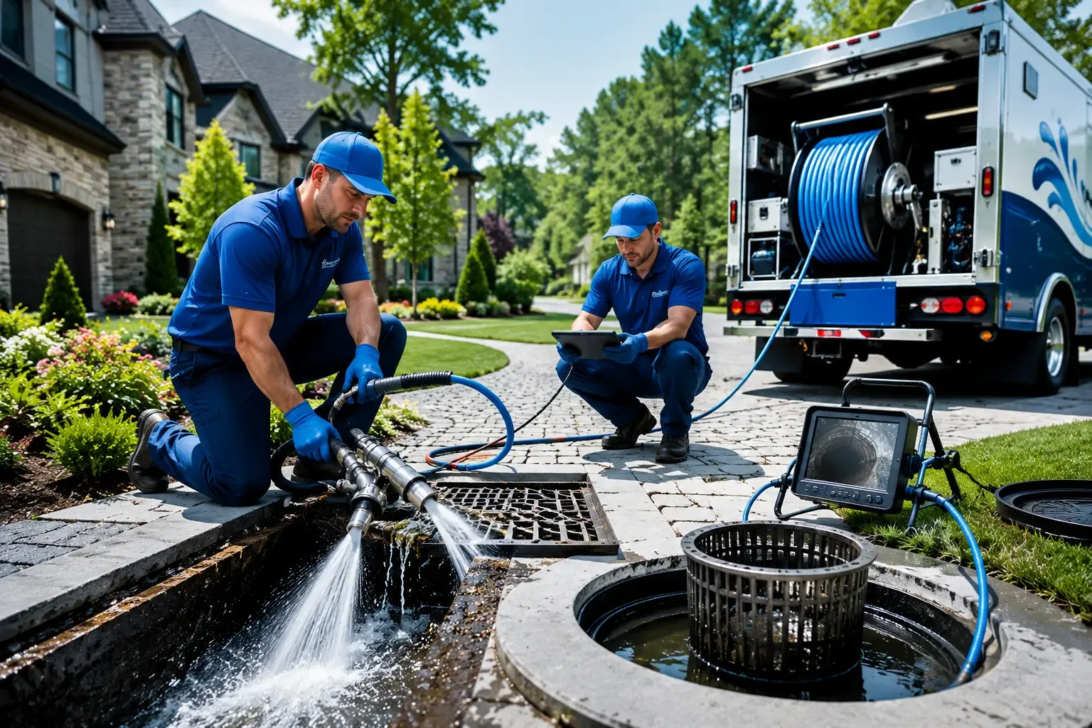 Local outdoor drain cleaning professionals in West Warren, MA